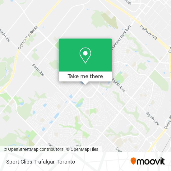 Sport Clips Trafalgar plan