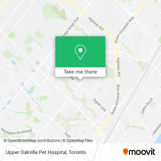 Upper Oakville Pet Hospital plan