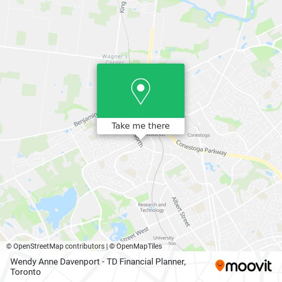 Wendy Anne Davenport - TD Financial Planner map