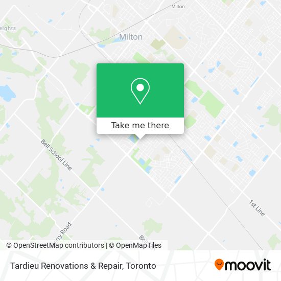 Tardieu Renovations & Repair map