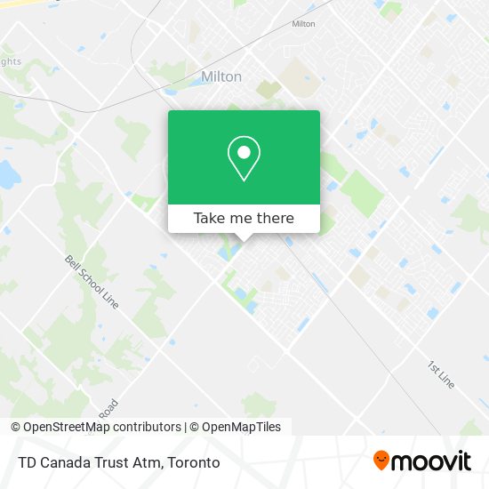 TD Canada Trust Atm plan