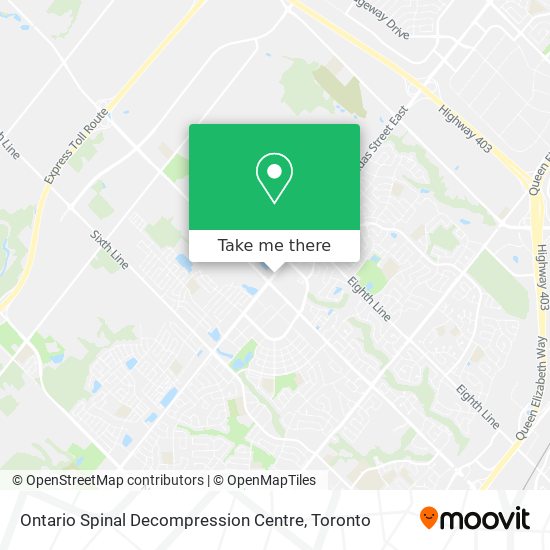 Ontario Spinal Decompression Centre plan