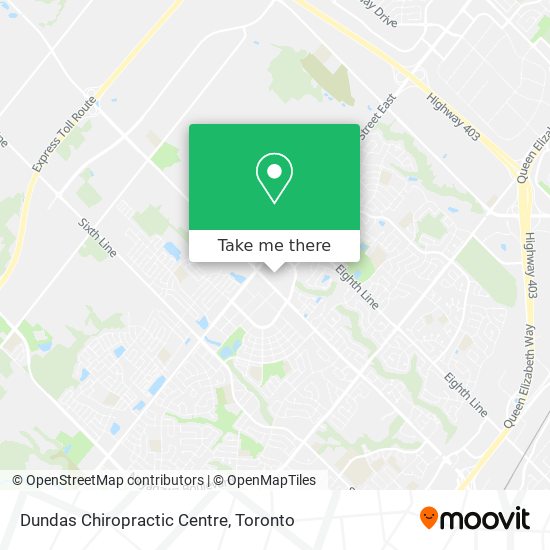 Dundas Chiropractic Centre plan