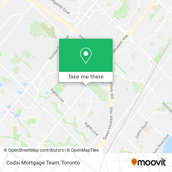 Codsi Mortgage Team map