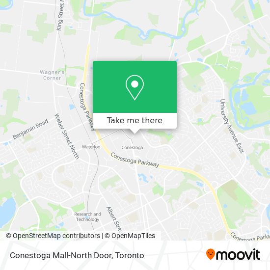Conestoga Mall-North Door map