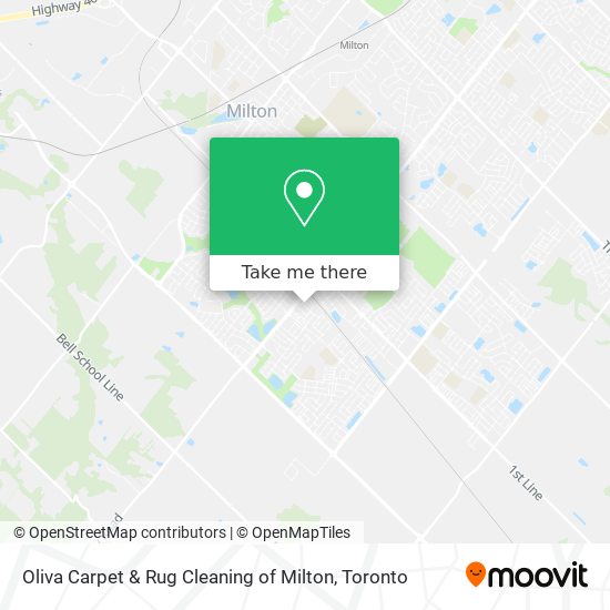 Oliva Carpet & Rug Cleaning of Milton map