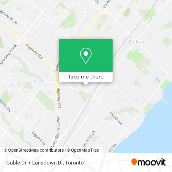 Gable Dr + Lansdown Dr map