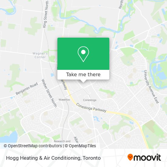 Hogg Heating & Air Conditioning map