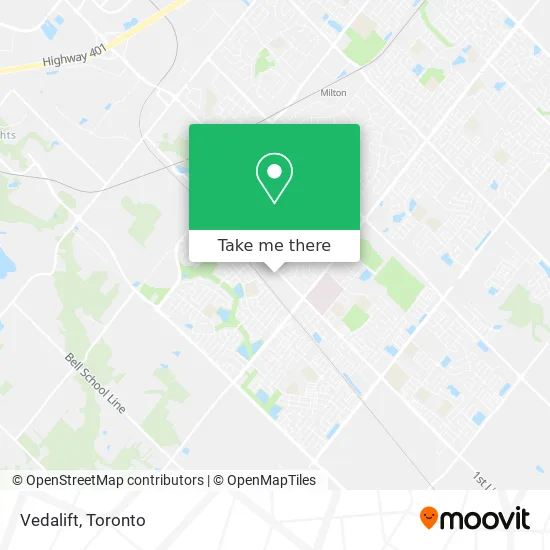 Vedalift map