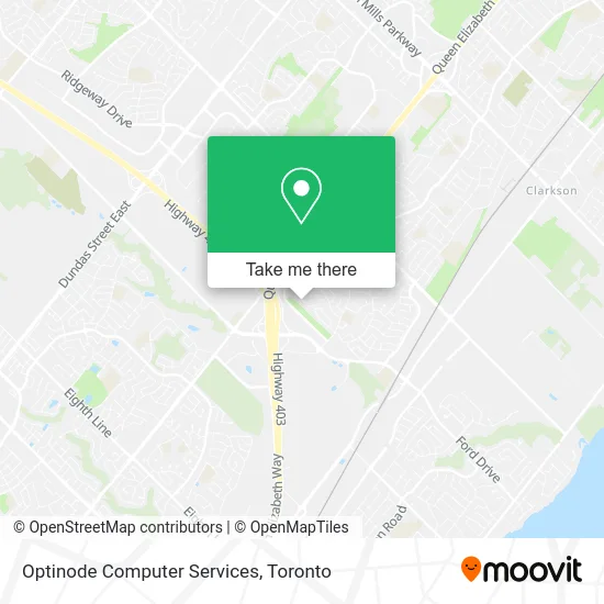 Optinode Computer Services map