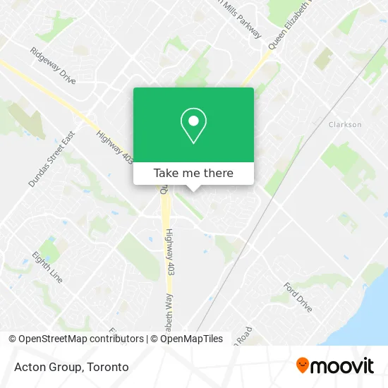 Acton Group map