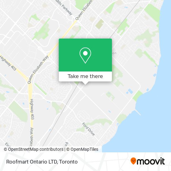 Roofmart Ontario LTD map