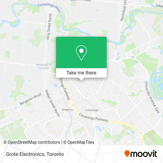 Grote Electronics map