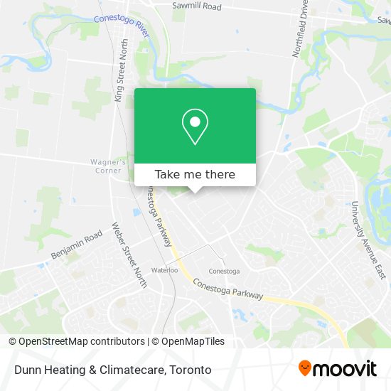 Dunn Heating & Climatecare map