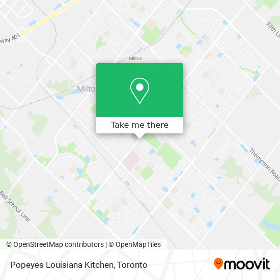Popeyes Louisiana Kitchen map