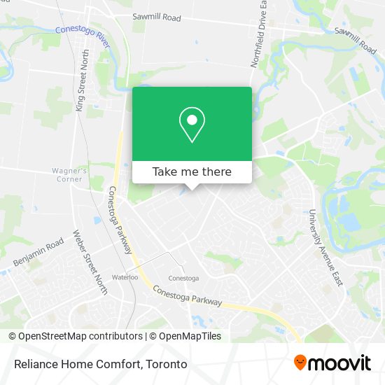 Reliance Home Comfort map