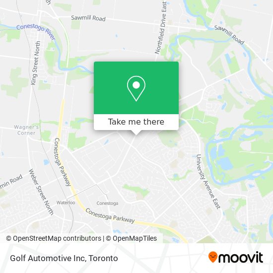 Golf Automotive Inc map