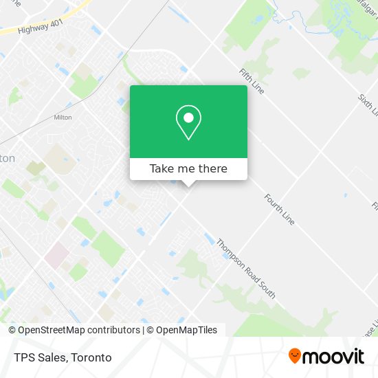 TPS Sales map