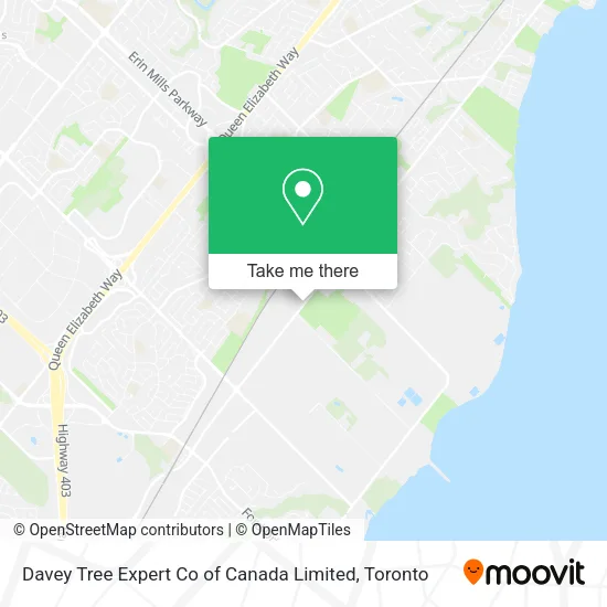 Davey Tree Expert Co of Canada Limited map