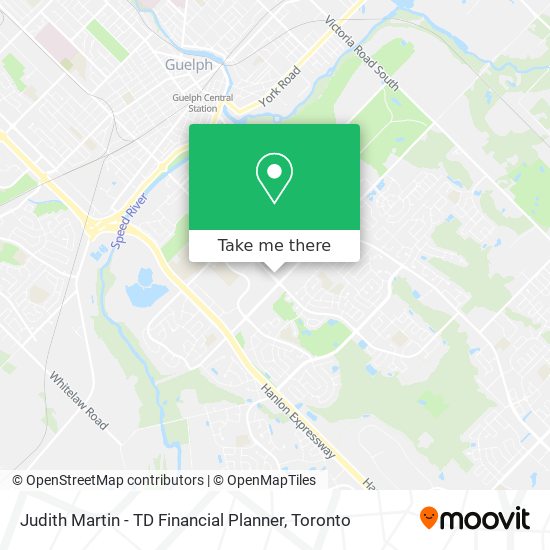 Judith Martin - TD Financial Planner map