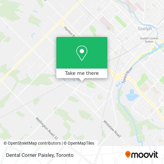Dental Corner Paisley map