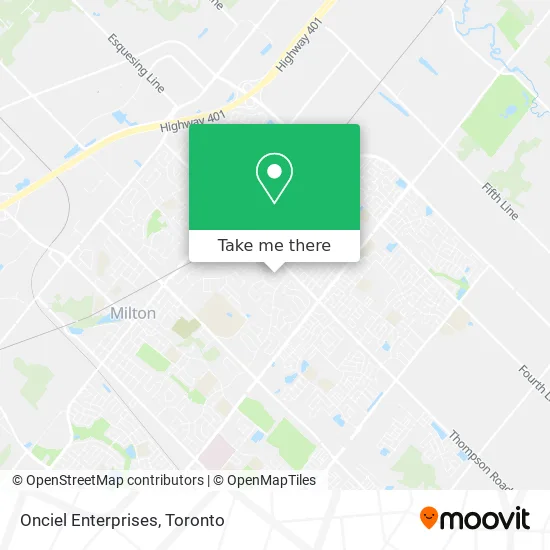 Onciel Enterprises map