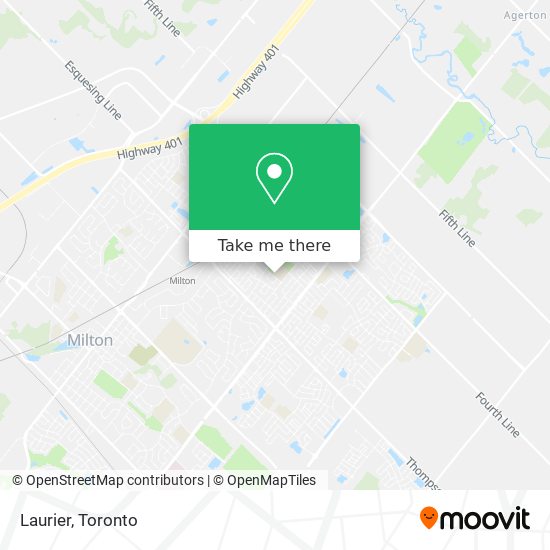 Laurier map