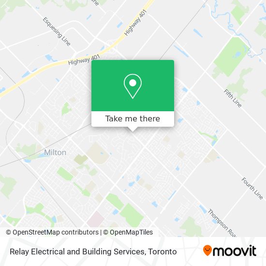 Relay Electrical and Building Services map