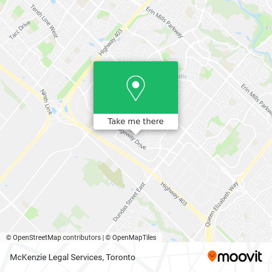 McKenzie Legal Services map