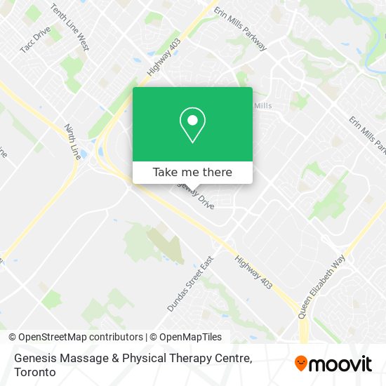 Genesis Massage & Physical Therapy Centre map