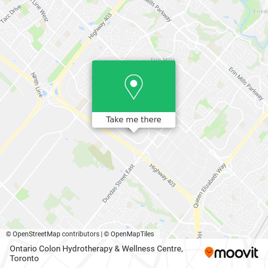 Ontario Colon Hydrotherapy & Wellness Centre map