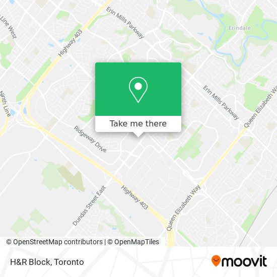 H&R Block map