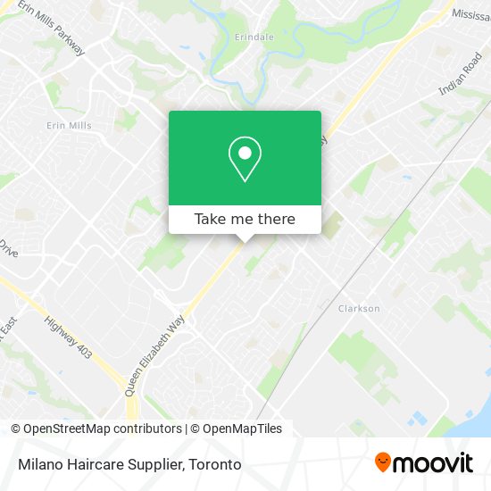 Milano Haircare Supplier map