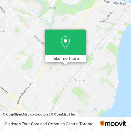 Clarkson Foot Care and Orthotics Centre map