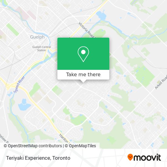 Teriyaki Experience map