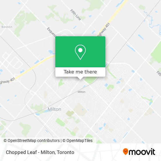 Chopped Leaf - Milton map