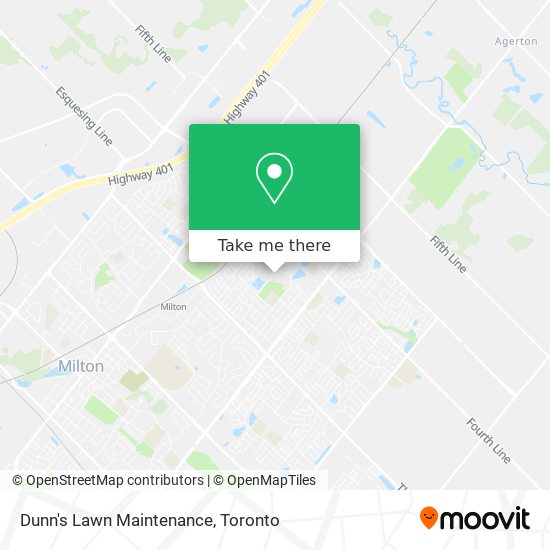 Dunn's Lawn Maintenance map