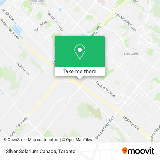 Silver Solarium Canada map
