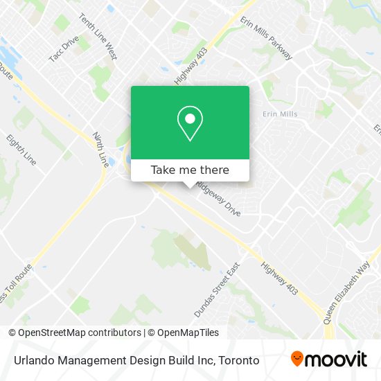 Urlando Management Design Build Inc map