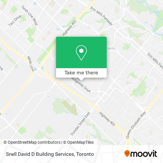 Snell David D Building Services map
