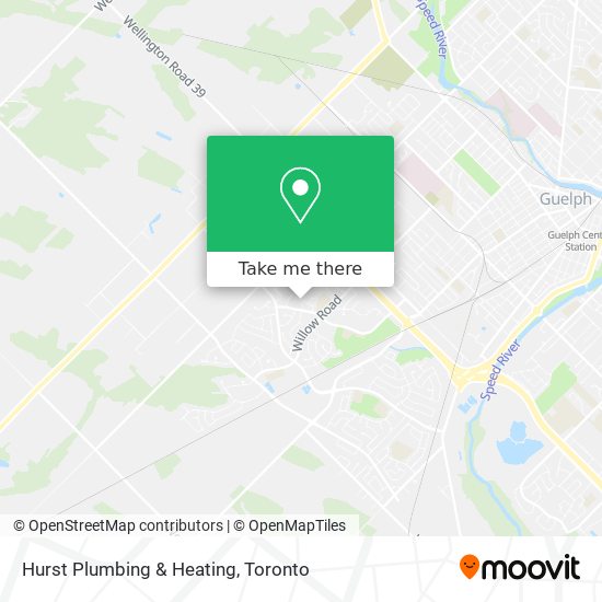 Hurst Plumbing & Heating map