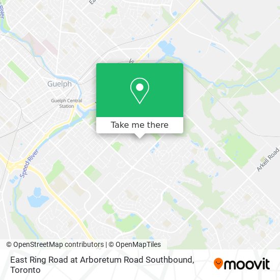 East Ring Road at Arboretum Road Southbound map