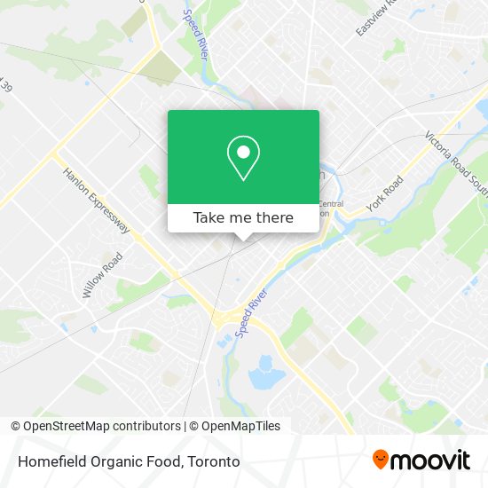 Homefield Organic Food map