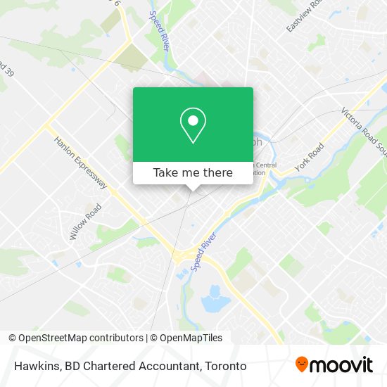 Hawkins, BD Chartered Accountant map