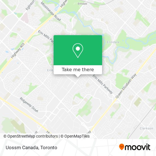 Uossm Canada map