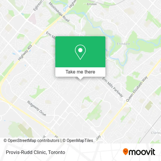 Provis-Rudd Clinic map