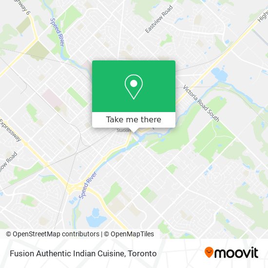 Fusion Authentic Indian Cuisine map