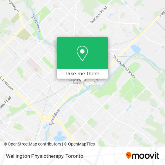 Wellington Physiotherapy map