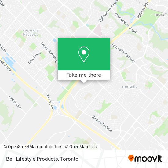 Bell Lifestyle Products map