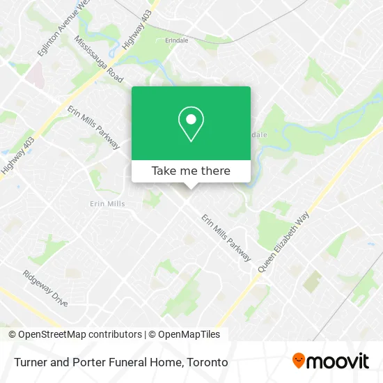 Turner and Porter Funeral Home map